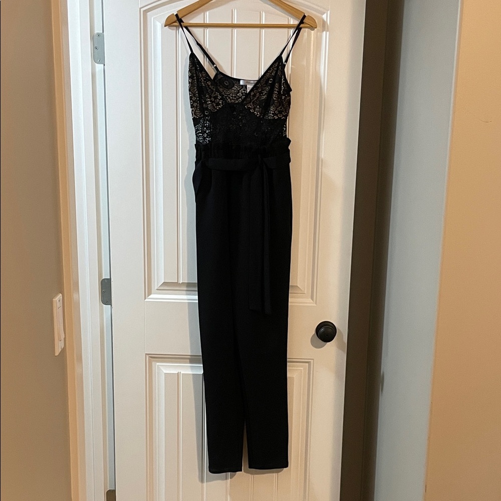 Black Lace Jumpsuit